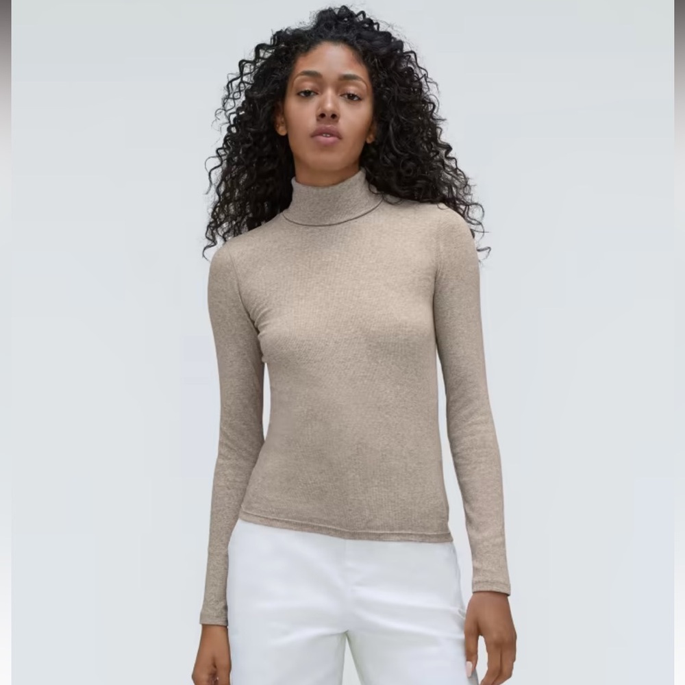 Luxe Rib Long Sleeve Turtleneck